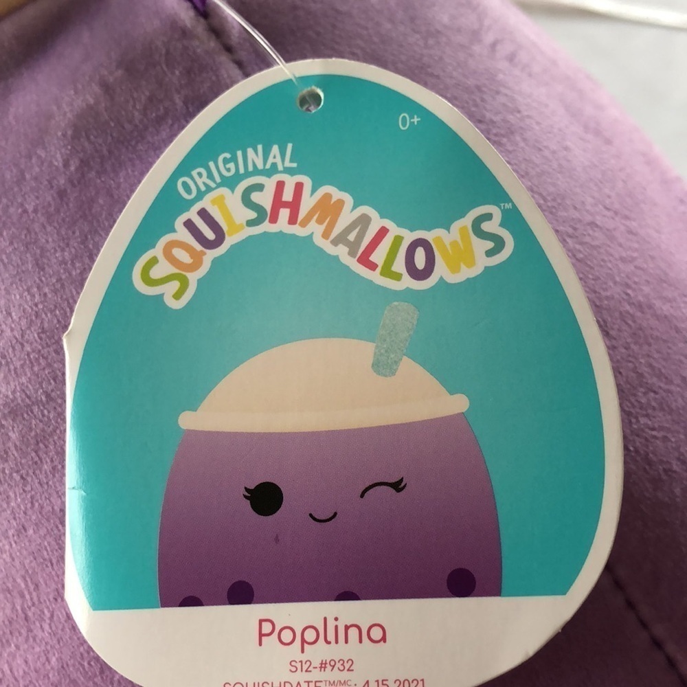 Original Squishmallows 16" Poplina the Boba Tea - Picture 4 of 11